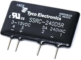 SSRC-240D5R, Solid State Relays - PCB Mount SPST-NO 5A 3/15VDC