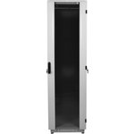 ЦМО Шкаф телекоммуникационный напольный 33U (600х800) дверь стекло, цвет черный