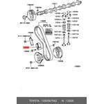 1350567042, Ролик натяжной ремня ГРМ Toyota Hilux 2005-2015 Toyota Land Cruiser ...