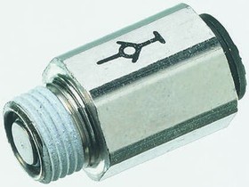 3091 08 13, LF3000 Series Straight Threaded Adaptor, R 1/4 Male to Push In 8 mm, Threaded-to-Tube Connection Style