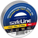 Изолента Safeline 15/20 серо-стальной (11940)