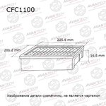 CFC1100, Фильтр салонный