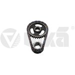 11980240201, Ремкомплект ГРМ [цепь, 2 звездочки], SKODA Felicia I/II 1.3 94-02