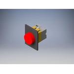2PLB4LB-024, Industrial Panel Mount Indicators / Switch Indicators 22mm LED Pilot Lt RED 24VAC/DC