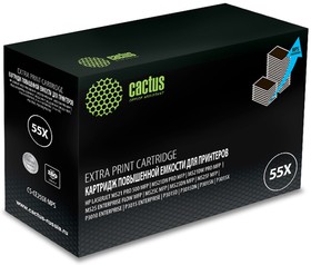Фото 1/8 Картридж лазерный Cactus CS-CE255X-MPS CE255XX черный (15000стр.) для HP LJ P3015