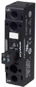 Фото 1/2 PM2260D50V, Solid State Relays - Industrial Mount 50A 4-32VDC 600VAC .5-3HP kW Scrw Term
