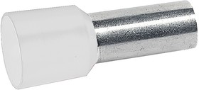 Фото 1/2 037672, Cable End, 23mm Pin Length, 6.3mm Pin Diameter, White
