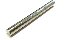 Фото 1/6 Неодимовый магнит 11х12 мм - 10 штук