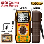 Мультиметр цифровой 1000В (6/12) INGCO DM310004 INDUSTRIAL