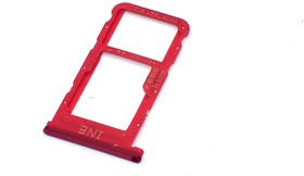 Лоток для SIM-карты Huawei Nova 3i красный
