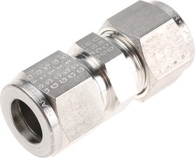 Фото 1/3 8SC8-316, Stainless Steel Pipe Fitting, Straight Union 3/4-20in
