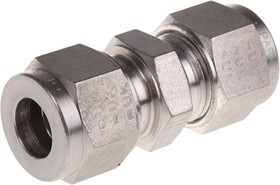 Фото 1/2 SCM10-316, Stainless Steel Pipe Fitting, Straight Union