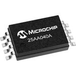 25AA040A-I/MS, 4kbit EEPROM Memory, 50ns 8-Pin MSOP Serial-SPI