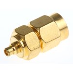 ADP-SMAM-MMCXM, Straight 50Ω RF Adapter SMA Plug to MMCX Plug