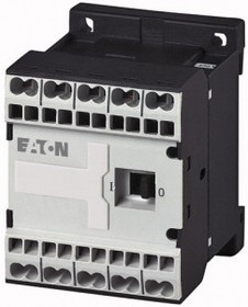 230167 DILEM-01-G-C(24VDC), Contactor, 24 V dc Coil, 3-Pole, 9 A, 4 kW, 3NO, 400 V ac, Eaton | купить в розницу и оптом