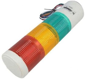 Фото 1/2 QTG60MLF-3-24-RAG, Сигнализатор: сигнальная колонна, LED, красный/янтарный/зеленый