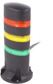 Фото 1/2 LD6A-3DQB-RYG, Сигнализатор световая колонна, непрерывный световой сигнал
