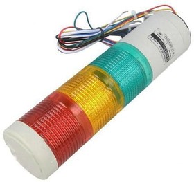 Фото 1/2 QTG50MLF-3-24-RAG, Сигнализатор: сигнальная колонна, LED, красный/янтарный/зеленый