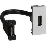 079378, Standard 1 Way Female HDMI Faceplate