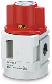 VHS20-F02-M-D, Twist Selector Pressure Relief Pneumatic Manual Control Valve VHS#0 Series Series, G 1/4, 1/4in, III B
