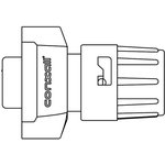 W6382-5SG-P-3DC, Standard Circular Connector PLk Cbl End 5 F Sckt #16 ContSdr 3DC