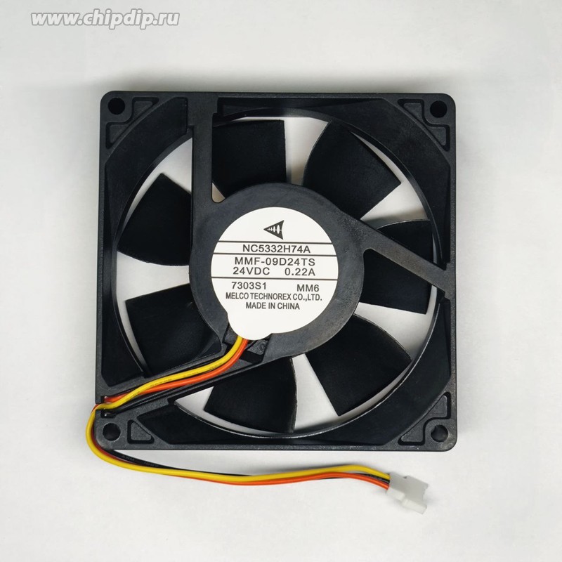 90mm MMF-09D24TS RN3 24V 0.19A 2ワイヤー 9cm MMF-09D24TS-RN3