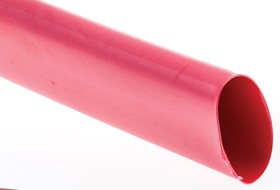ATUM-32/8-2-STK, Adhesive Lined Heat Shrink Tubing, Red 32mm Sleeve Dia. x 1.2m Length 4:1 Ratio, ATUM Series