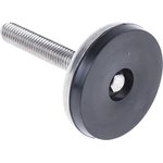 A105/001, M10 Stainless Steel Adjustable Foot, 350kg Static Load Capacity 3.5° ...