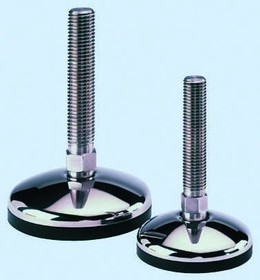 A087/006, M16 Stainless Steel Adjustable Foot, 1250kg Static Load Capacity 10° Tilt Angle