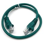 EX258665RUS, Патч-корд ExeGate UTP-RJ45-RJ45-5e-0,3M-GN, UTP, cat.5e, 0.3м, зеленый