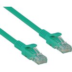 EX258665RUS, Патч-корд ExeGate UTP-RJ45-RJ45-5e-0,3M-GN, UTP, cat.5e, 0.3м, зеленый