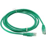 EX258675RUS, Патч-корд ExeGate UTP-RJ45-RJ45-5e-2M-GN, UTP, cat.5e, 2м, зеленый