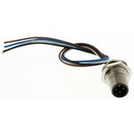 09-3431-116-04, Binder Male 5 way M12 to Sensor Actuator Cable, 200mm