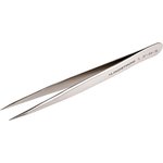 TL SM 110-SA, 120 mm, Stainless Steel, Rounded, ESD Tweezers