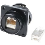 FRITS0220-RJ45-1F7, ITS Series Female RJ45 Connector, Panel Mount, Cat6