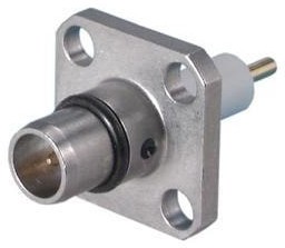 13_BMA-50-0-1/199_NE, RF Connectors / Coaxial Connectors BMA straight flange receptacle plug(m)