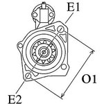 113675, Стартер 24V 4.0kW