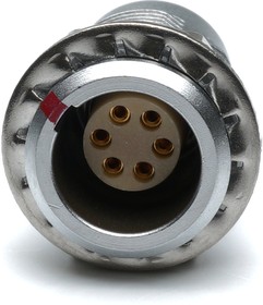Circular Connector, 6 Contacts, Panel Mount, M9 Connector, Socket, Female, IP50