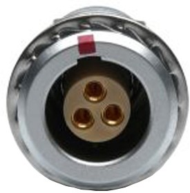 Фото 1/2 Circular Connector, 2 Contacts, Panel Mount, M9 Connector, Socket, Female, IP50