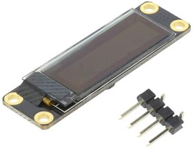 DFR0647, Модуль: дисплей; OLED-дисплей; 3,3-5ВDC; I2C; SSD1306; 41x12мм