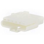 1501700006, Conn Housing RCP 6 POS 3mm Crimp ST Cable Mount White Bag