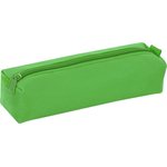 Пенал-тубус ПИФАГОР на молнии, ткань, зеленый, 20х5 см, 272258