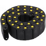 SR300A050040, Cable chain, MEDIUM, Radius L: 40mm, L: 990mm, Inner height: 18mm