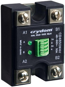 CD2450W4U, Solid-State Relay - Dual Channel - Control Voltage 4-32 VDC - Typical Input Current 10 mA - Led Input Status - O ...