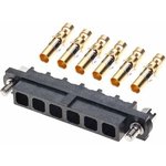 M80-4000000F1- 06-325-00-000, Power to the Board 2 ROW FEMALE CRIMP 6 X 12 AWG GOLD