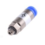 KCH04-M5, KC Series Straight Threaded Adaptor, M5 Male to Push In 4 mm ...