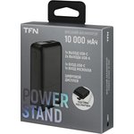 Внешний аккумулятор (Power Bank) TFN Power Stand 10, 10000мAч, черный [tfn-pb-255-bk]