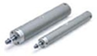 CDG1BN20-25Z, Pneumatic Piston Rod Cylinder - 20mm Bore, 25mm Stroke, CDG1 Series, Double Acting