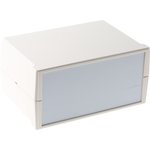 B3020137+ 2 x B3120120, Motec M White ABS Instrument Case, 205 x 140 x 100mm