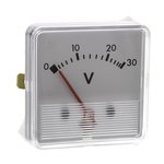 F3PAM1801-30V, Analogue Voltmeter DC ±8 %, 41.5 (Dia.) mm